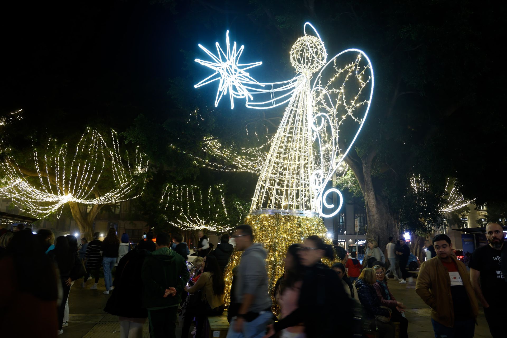 Malaga&#039;s big Christmas switch-on - in pictures